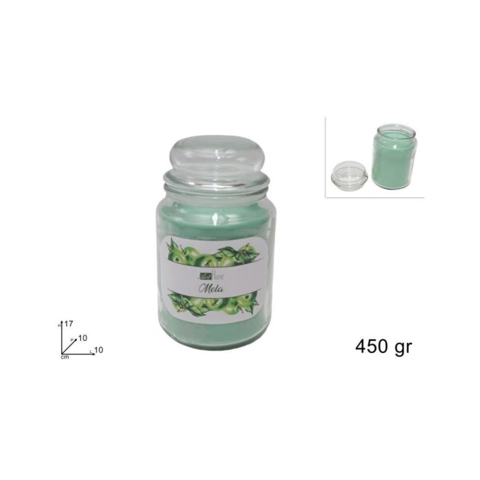 CANDELA PROFUMATA MELA 450GR 17X10X10